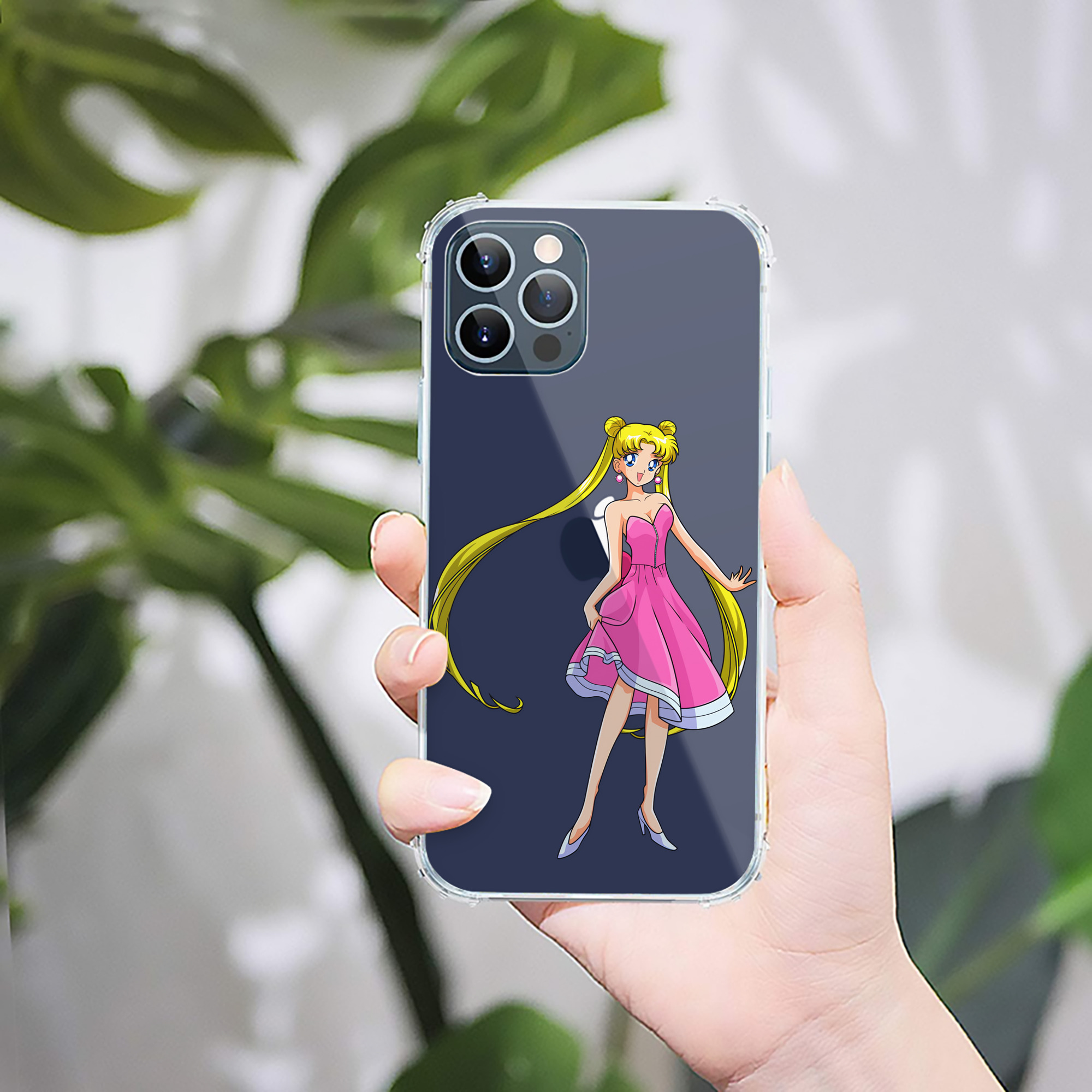 （画像用） 美少女戦士セーラームーン 愛野 美奈子 あいの みなこ Sailor Moon Aino Minako 【iPhone 12シリーズ対応】透明スマホケース（クリアソフトケース）